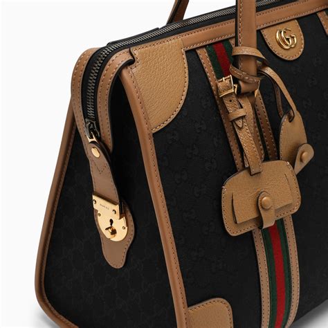 borsa gucci nera a mano|bauletto gucci prezzo.